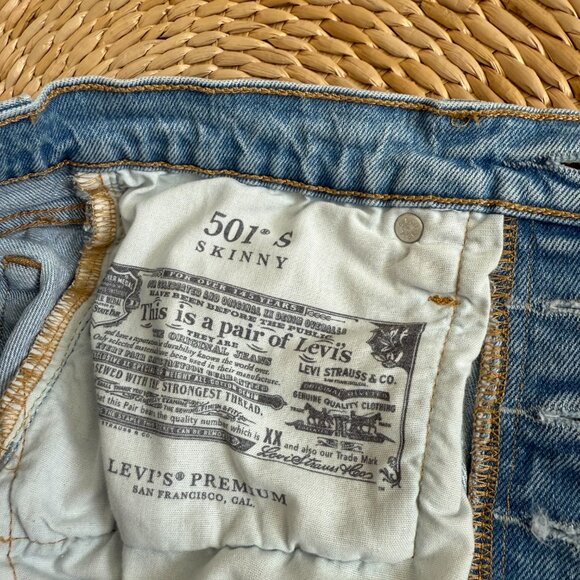 SOLD Levi's® Premium 501® Skinny Women's Jeans – Size W27 L28 - Picture 9 of 9